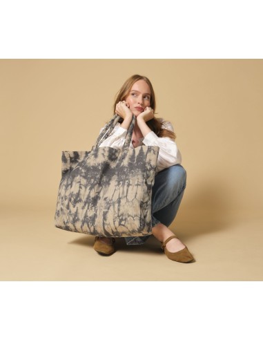 WES-W930-Tie Dye Canvas Tote Bag